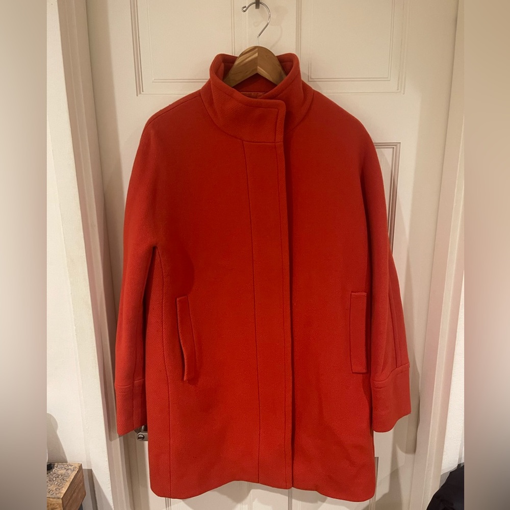 J. Crew Stadium-cloth cocoon coat
